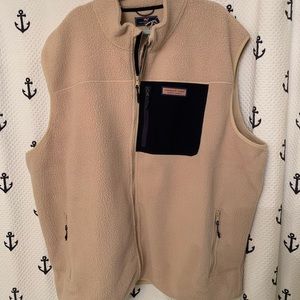 Men’s Vineyard Vines Shearling Vest 3XLT